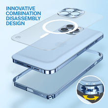 Load image into Gallery viewer, Metal Frame Magnetic Charging iPhone Case