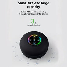 Load image into Gallery viewer, Mini Bluetooth Shower Speaker With Led Light
