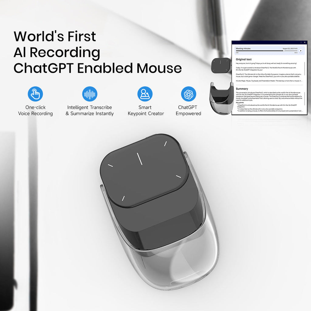 Bluetooth Detachable Air Mouse Touchpad Mouse