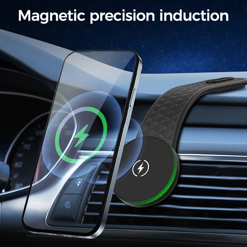 2 in 1 Car Folding Magnetic Wireless Charger