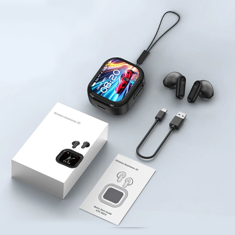 Color screen noise-canceling translation headphones