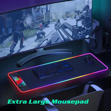 Load image into Gallery viewer, Wireless Charging RGB Gaming Mouse Pad