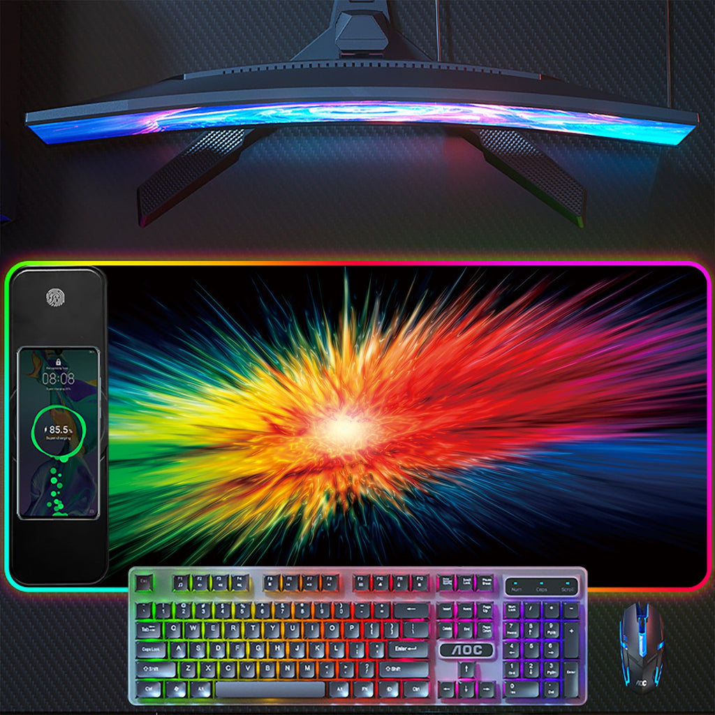 Wireless Charging RGB Gaming Mouse Pad
