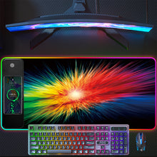 Load image into Gallery viewer, Wireless Charging RGB Gaming Mouse Pad