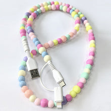 Load image into Gallery viewer, Creative Beaded 2-in-1 Data Cable