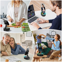 Load image into Gallery viewer, 360° Adjustable Phone Stand with Built-in Bluetooth Speaker