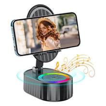 Load image into Gallery viewer, Wireless Induction Audio Bluetooth Speaker 5 in 1 Phone Holder