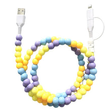 Load image into Gallery viewer, Creative Beaded 2-in-1 Data Cable
