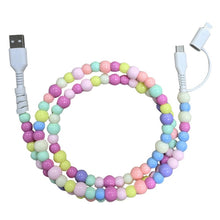Load image into Gallery viewer, Creative Beaded 2-in-1 Data Cable