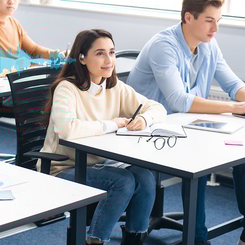 Clip-On Bluetooth Earbuds with AI Translation