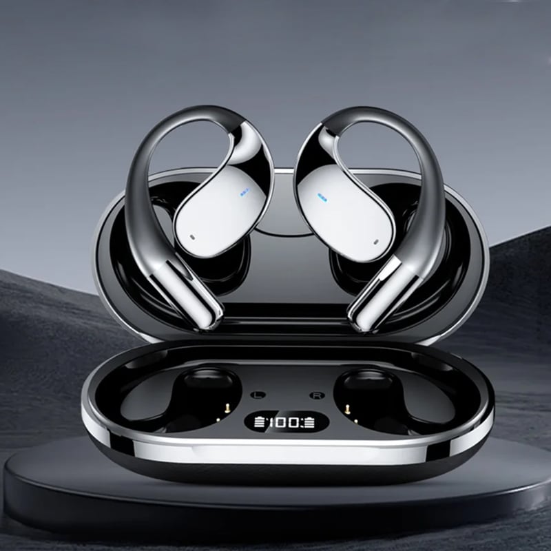 Clip-On Bluetooth Earbuds with AI Translation