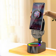 Load image into Gallery viewer, 360° Adjustable Phone Stand with Built-in Bluetooth Speaker