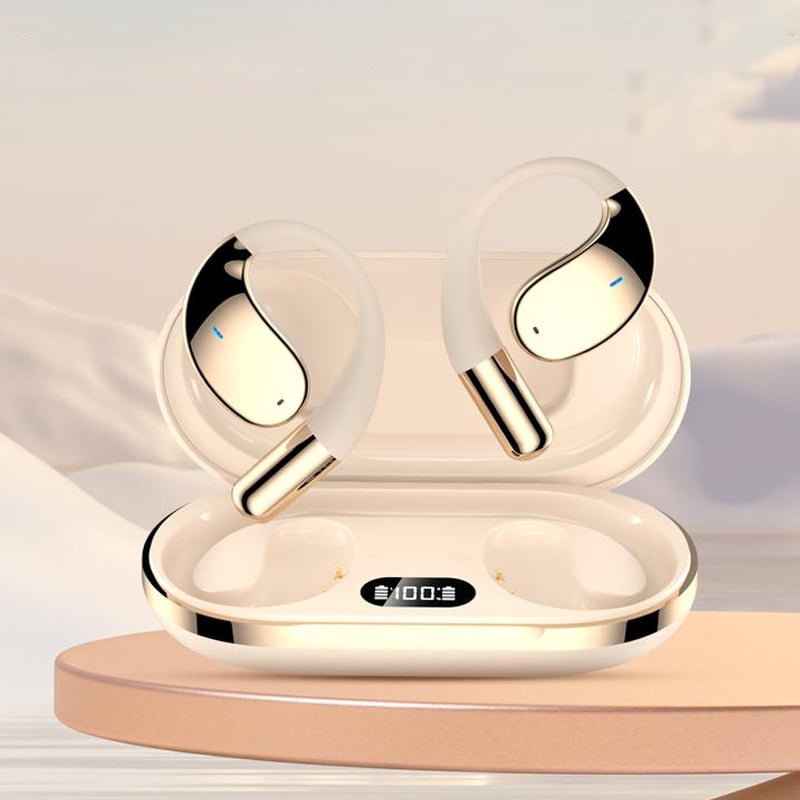 Clip-On Bluetooth Earbuds with AI Translation