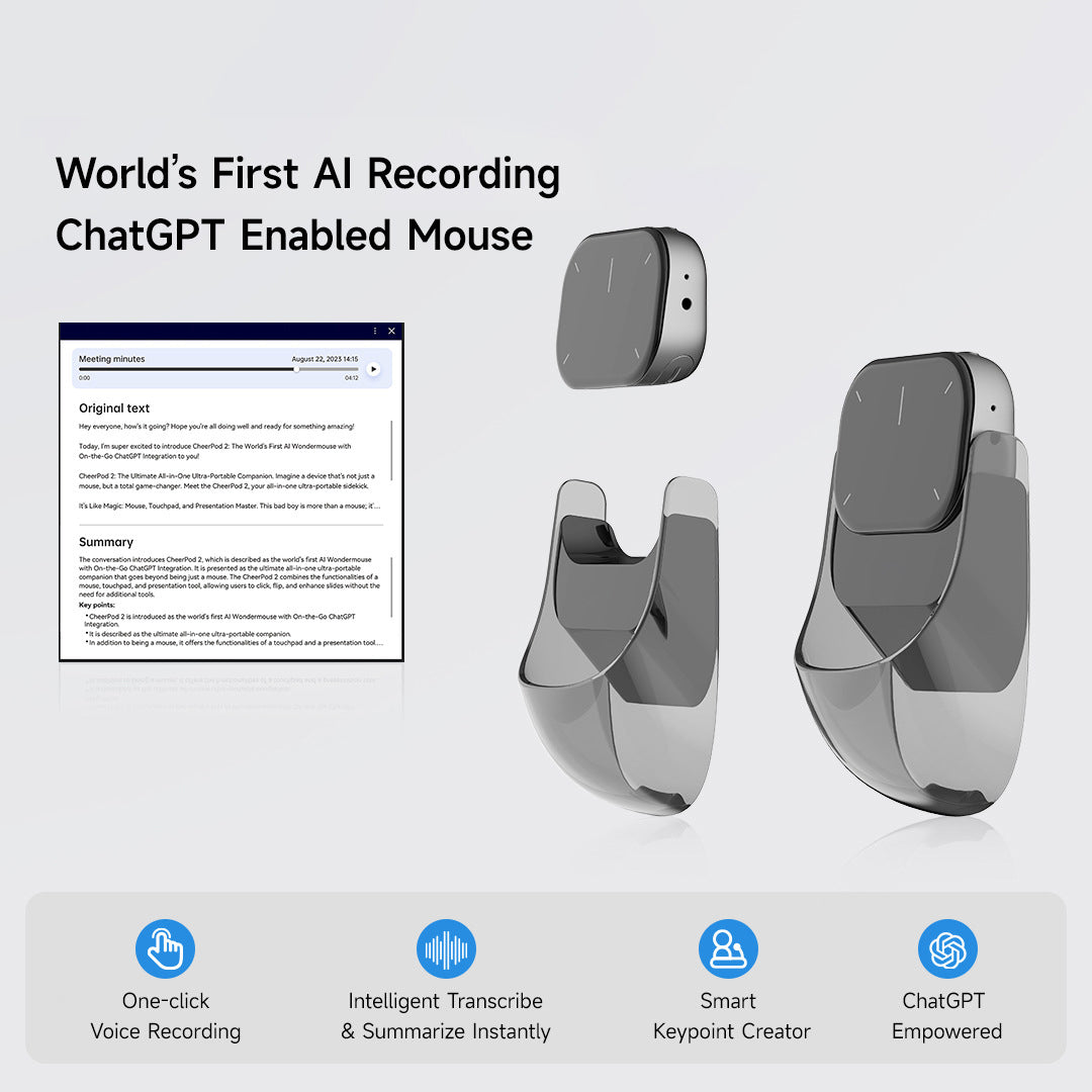 Bluetooth Detachable Air Mouse Touchpad Mouse