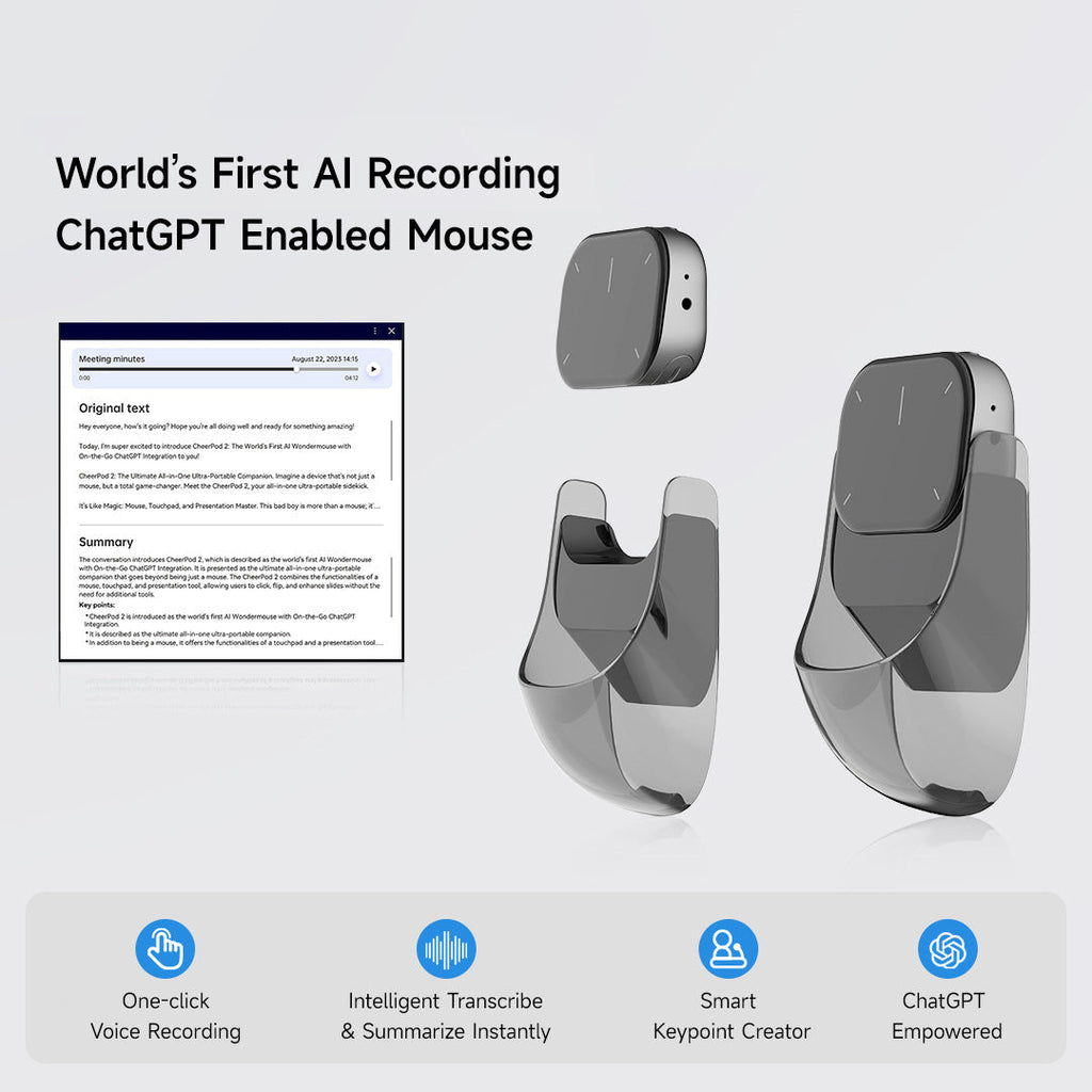 Bluetooth Detachable Air Mouse Touchpad Mouse