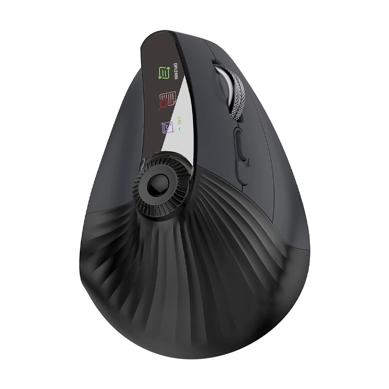 Ergonomic Triple-Connect Wireless Mouse