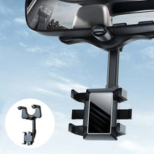 Load image into Gallery viewer, Multifunctional 360 Rotatable Car Rearview Mirror Phone Holder