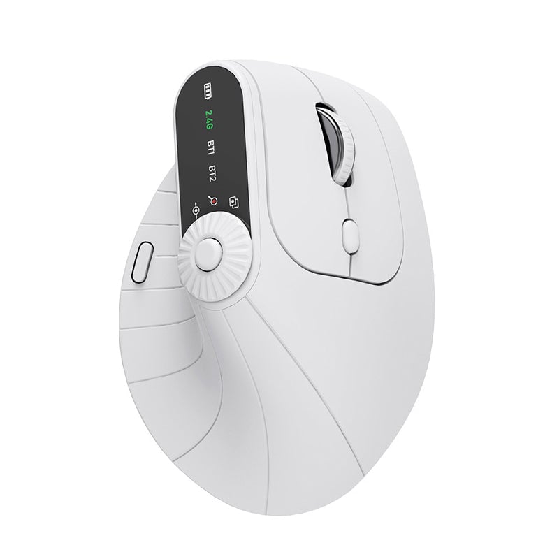 Ergonomic Triple-Connect Wireless Mouse