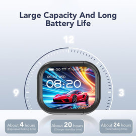 Color screen noise-canceling translation headphones