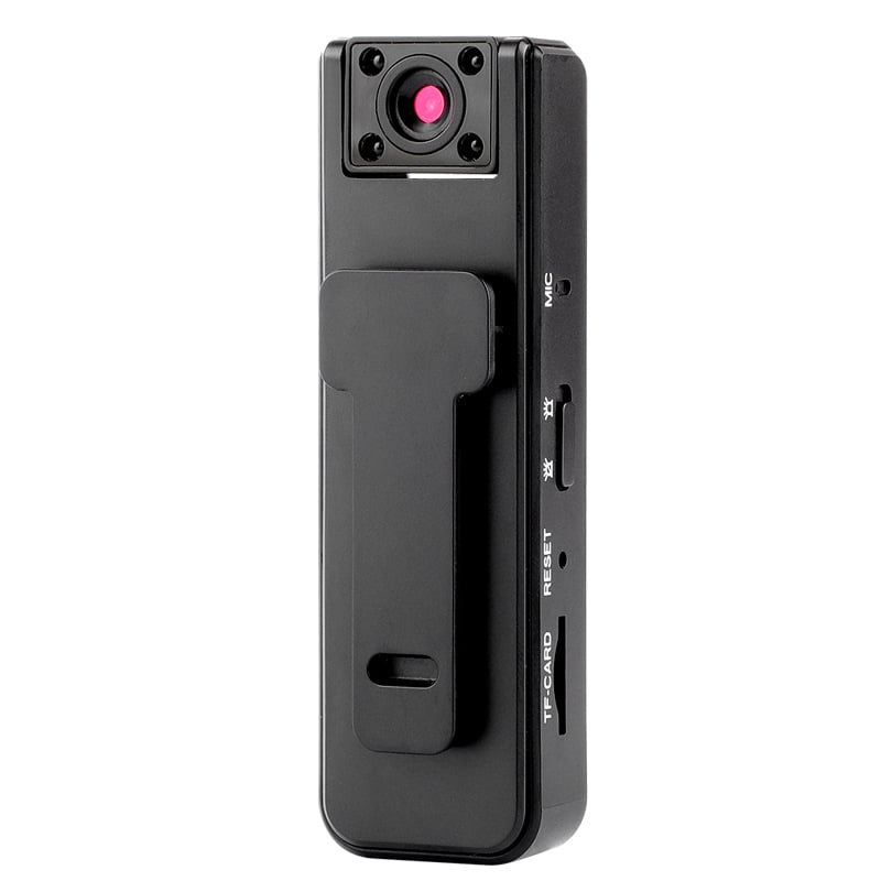 Mini HD Infrared Night Vision Sports Video & Audio Recorder with Clip