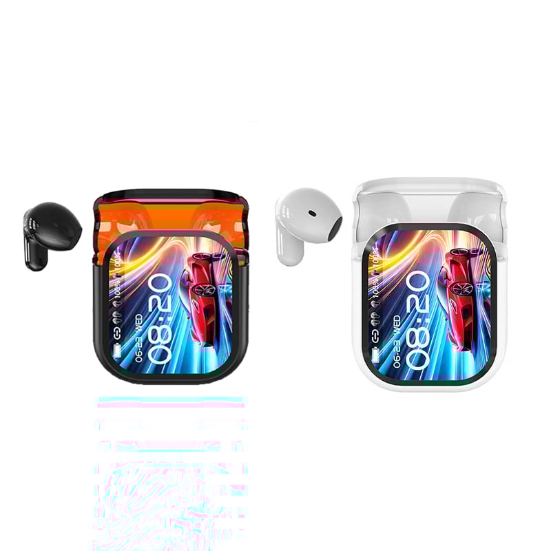 Color screen noise-canceling translation headphones