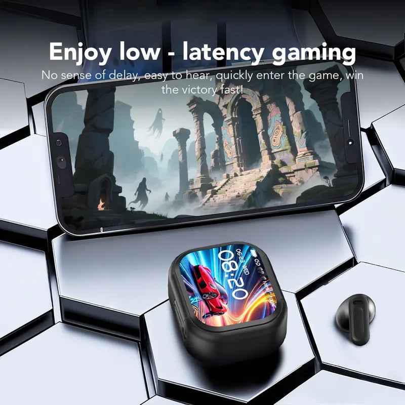 Color screen noise-canceling translation headphones