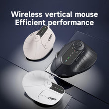 Load image into Gallery viewer, Ergonomic Triple-Connect Wireless Mouse
