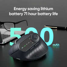 Load image into Gallery viewer, Ergonomic Triple-Connect Wireless Mouse